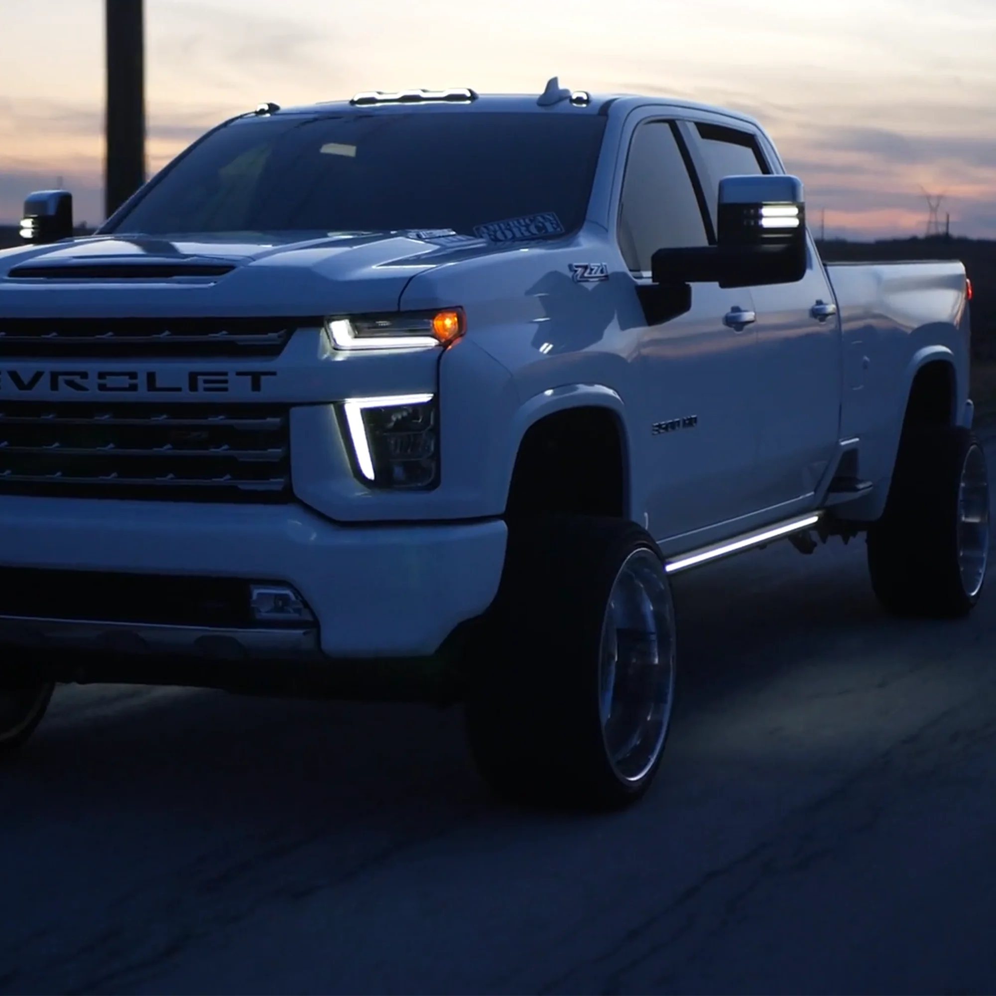 Lumastep M2 Powered Light Up Running Boards | 2020-2026 Chevy Silverado & GMC Sierra 2500/3500 - J. C. Star Autoworks, Inc.