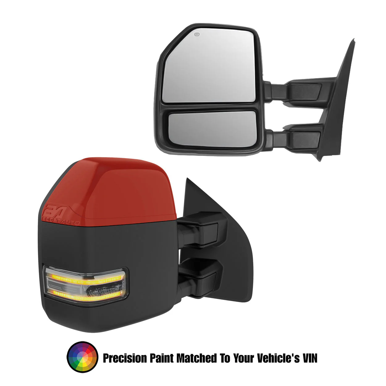 Ford F250/F350 Superduty (2008-2016) New Style Tow Mirrors - J. C. Star Autoworks, Inc.