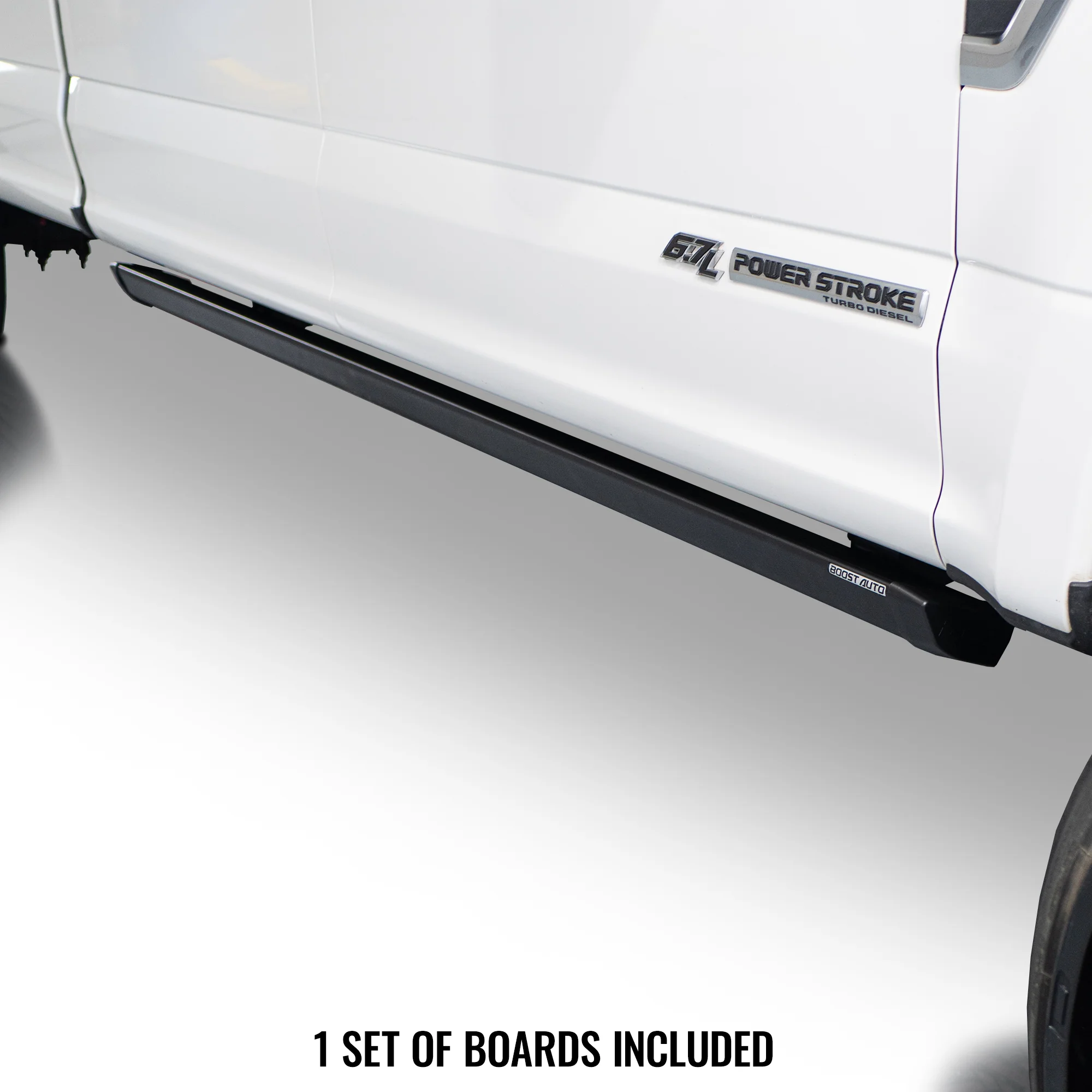 Boost Auto Powered Running Boards | 2017-2022 Ford F250/F350 Superduty - J. C. Star Autoworks, Inc.