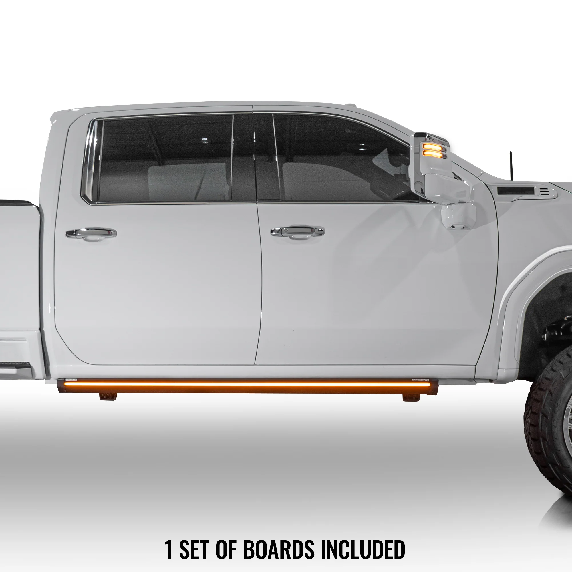 Lumastep M2 Powered Light Up Running Boards | 2019-2026 Chevy Silverado & GMC Sierra 1500 - J. C. Star Autoworks, Inc.
