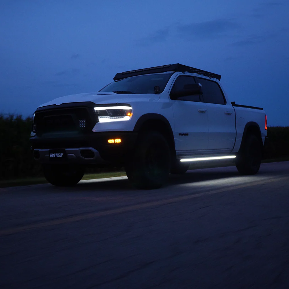 Lumastep M1 Light Up Running Boards | 2019-2024 Dodge Ram 1500 - J. C. Star Autoworks, Inc.